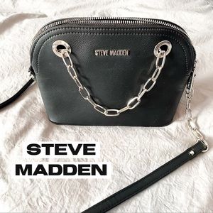 Black Steve Madden Crossbody Chain Purse